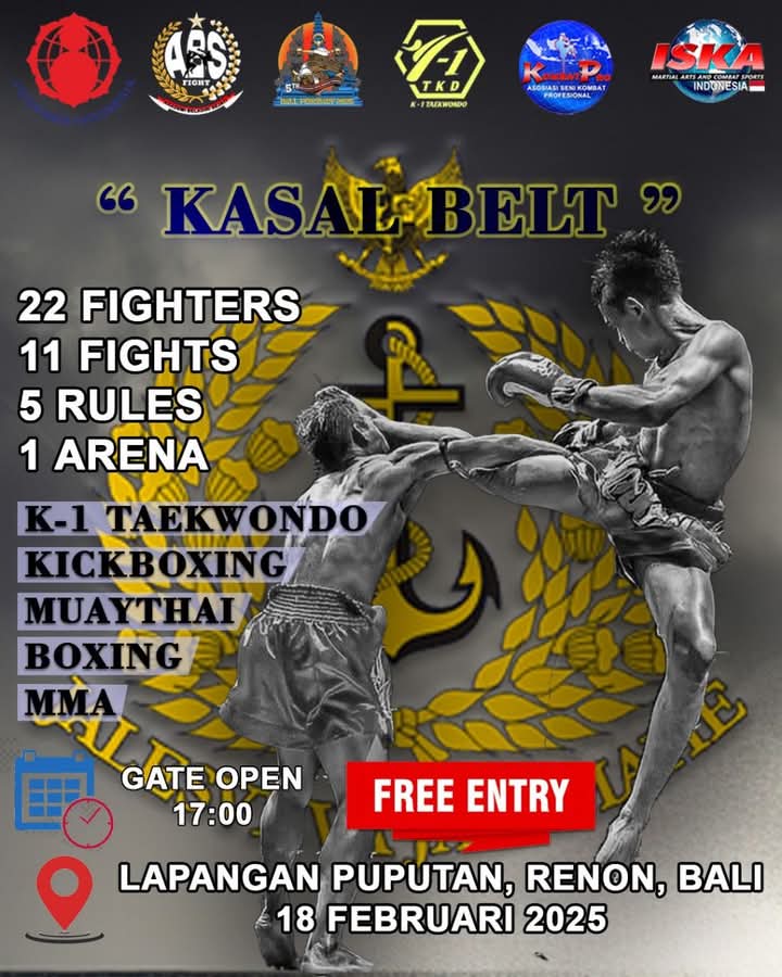 Bali 2025 "K1-TAEKWONDO TRIAL FIGHT" Chief of Indonesian Navy Championship