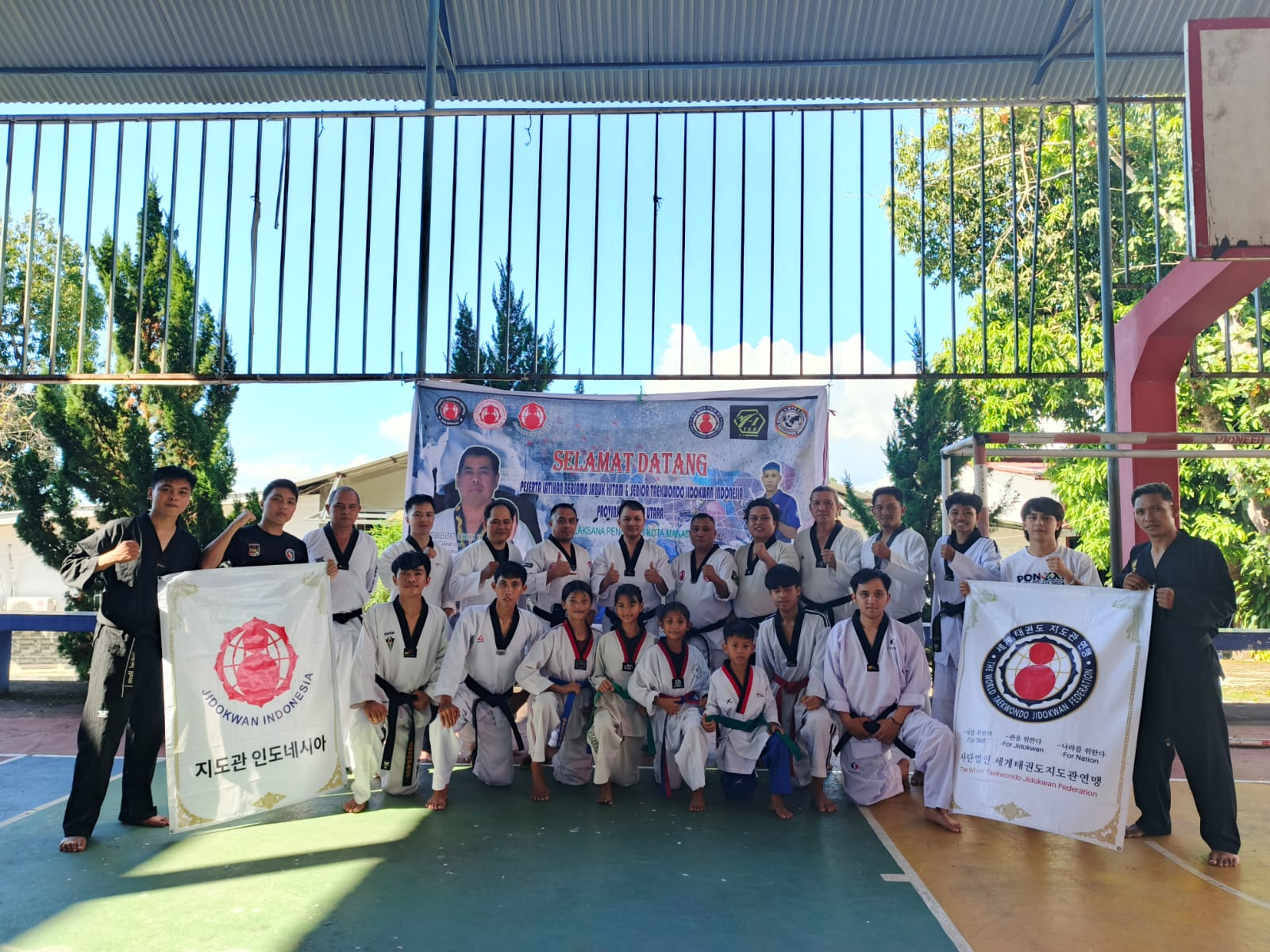 LATIHAN BERSAMA SABUK HITAM &amp; SENIOR TAEKWONDO JIDOKWAN INDONESIA