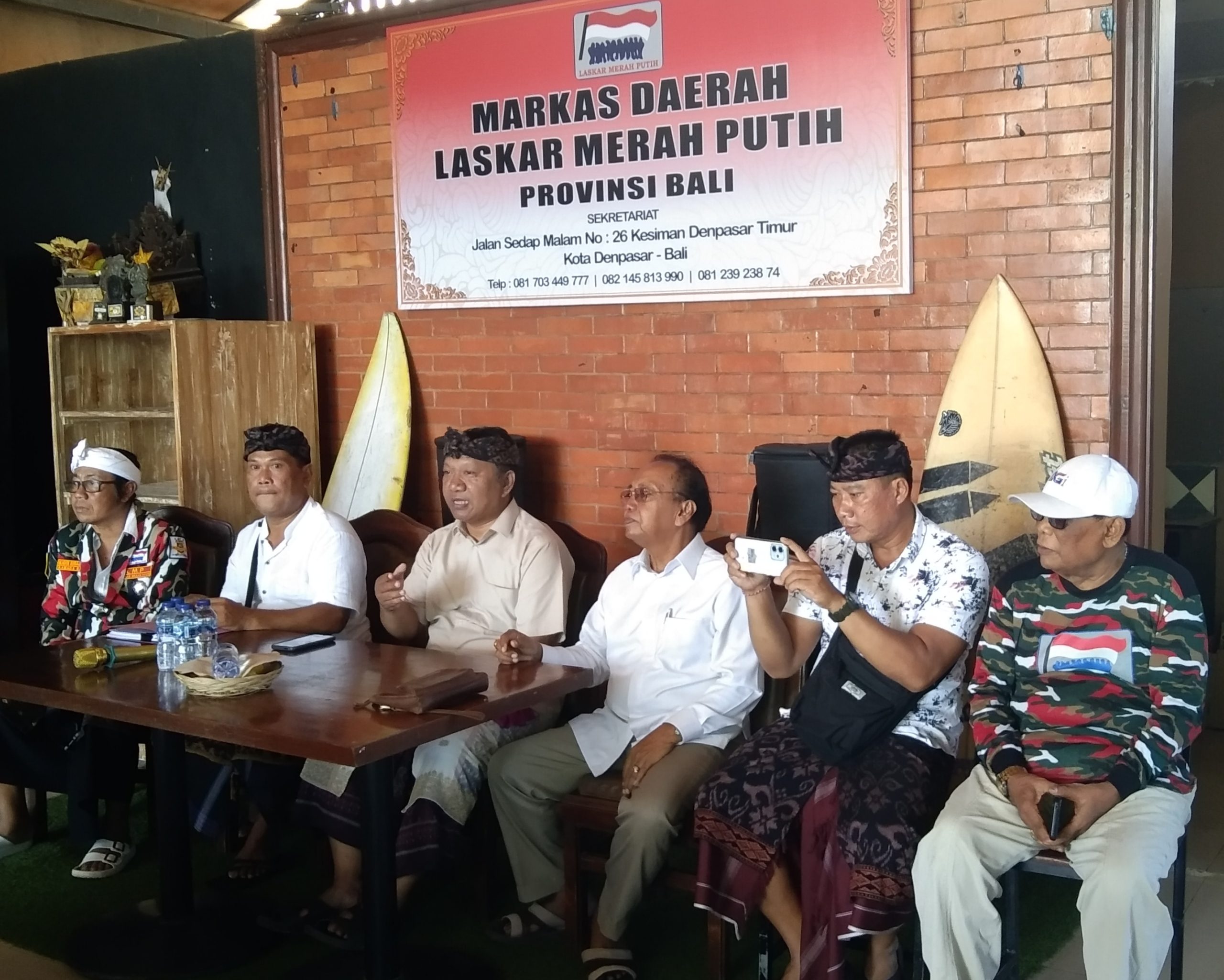 Verifikasi Facktual Laskar Merah Putih Markas Daerah (Mada) Provinsi Bali dari Kesbangpol Provinsi Bali