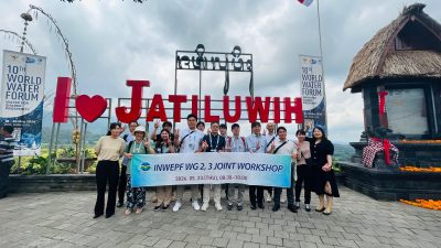 Delegasi World Water Forum (WWF) 2024 datang berkunjung ke objek wisata Jatiluwih Rice Terrace, UNESCO Heritage Site